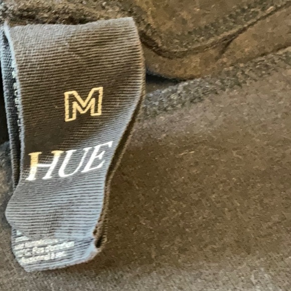 HUE Black Track Pants with Tapered Fit - Picture 3 of 6